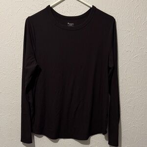 No Boundaries Chocolate Brown Long Sleeve Top